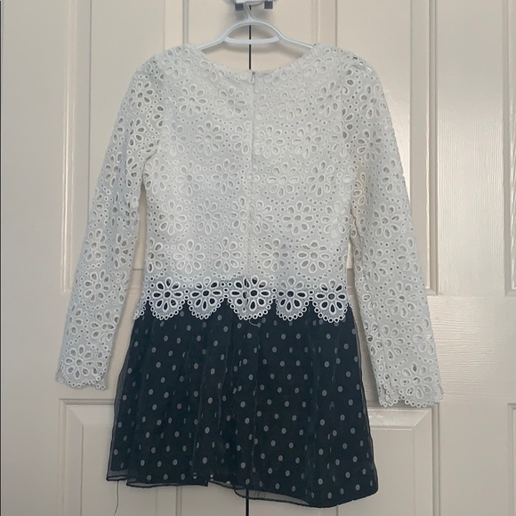 Polka dot black and white dress XS - Picture 2 of 4